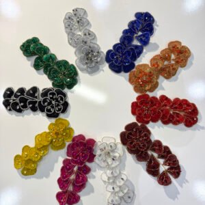 Glitter petal Applique (hand-made) pcs